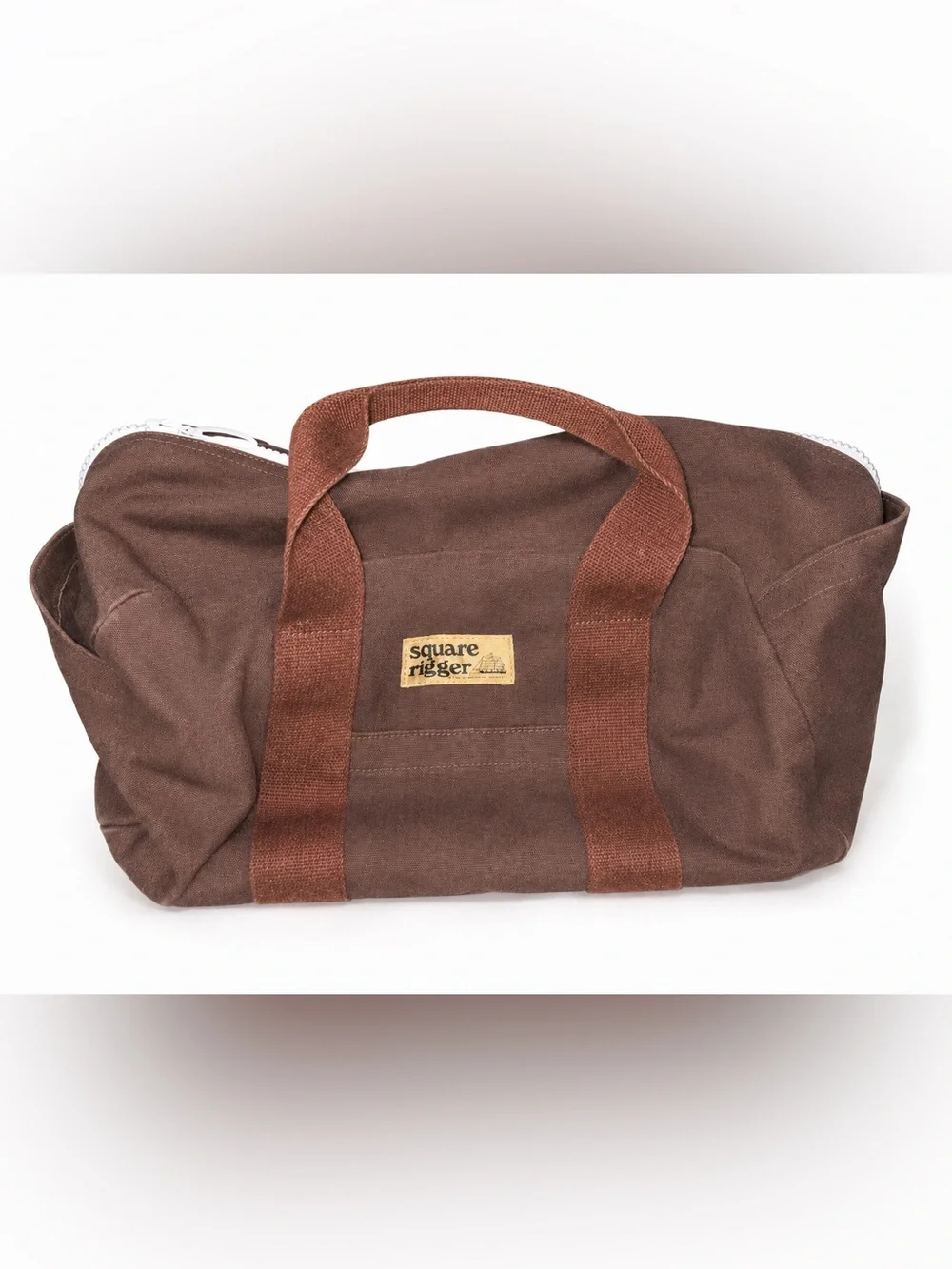 Vintage Square Rigger by Lands’ End Canvas Duffle Bag
